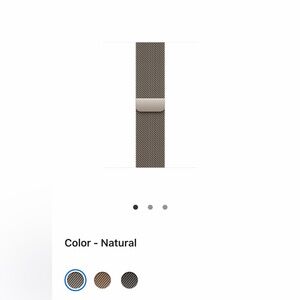 Apple Watch 42mm Natural Milanese Loop Watch Band